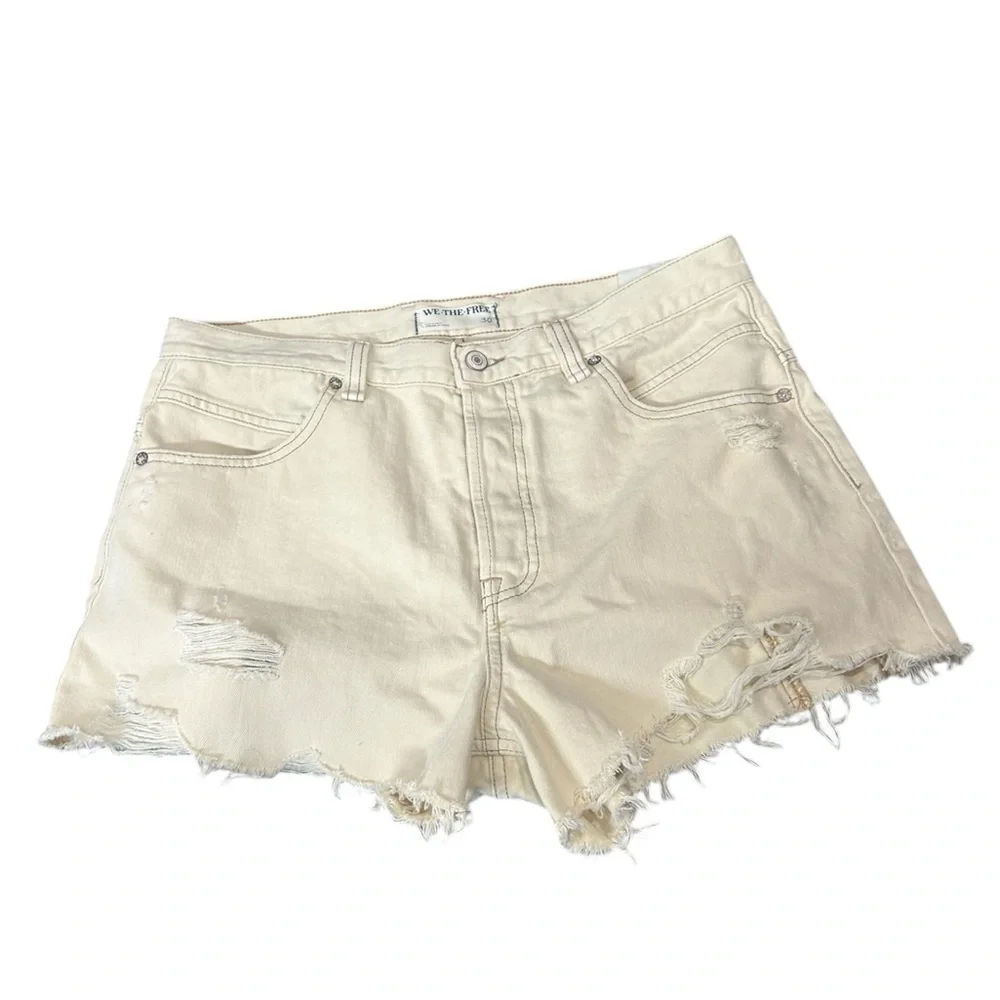 free people we the free NOW OR NEVER DENIM SHORTS​ - Picture 8 of 8